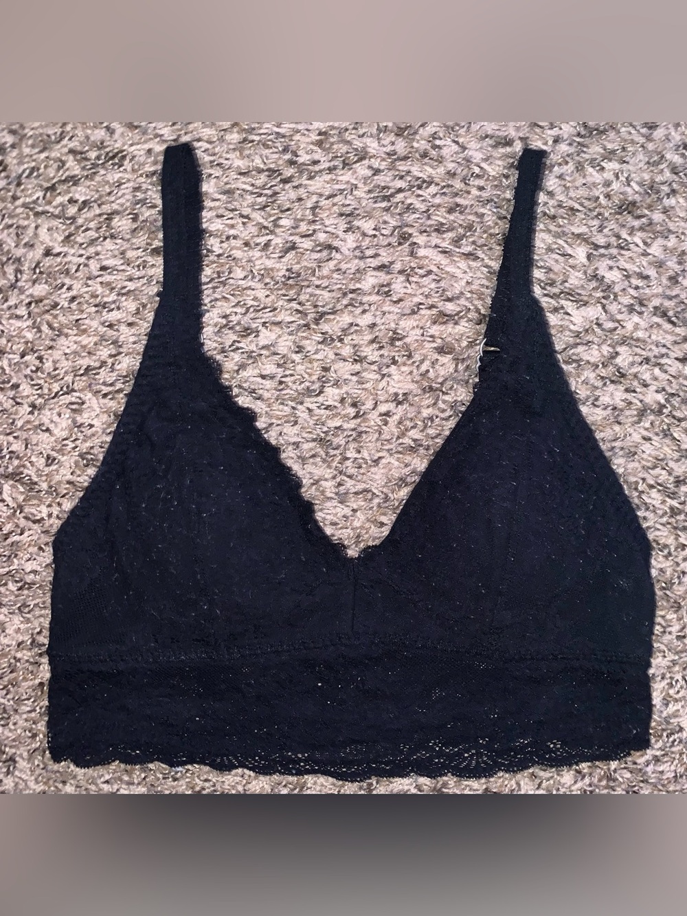 Gilly Hicks Black Lace Bandeau Bralette